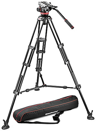 Manfrotto MVH502A and 546GB-1 Fluid Head Tripod
