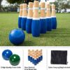 Backyard Lawn Bowling Game – Indoor and Outdoor Family Fun for Kids and Adults –
