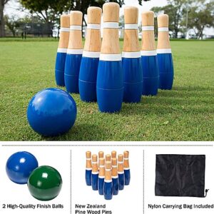 Backyard Lawn Bowling Game – Indoor and Outdoor Family Fun for Kids and Adults –