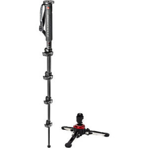 Manfrotto XPro and 5-Section Carbon Fiber Monopod