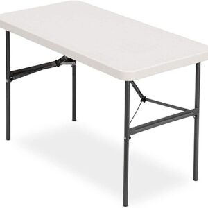 Iceberg 24″ x 48″ Folding Table, Platinum, IndestrucTable TOO 500 Series