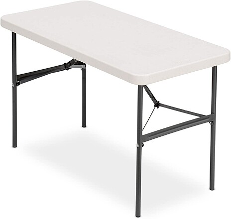 Iceberg 24″ x 48″ Folding Table, Platinum, IndestrucTable TOO 500 Series
