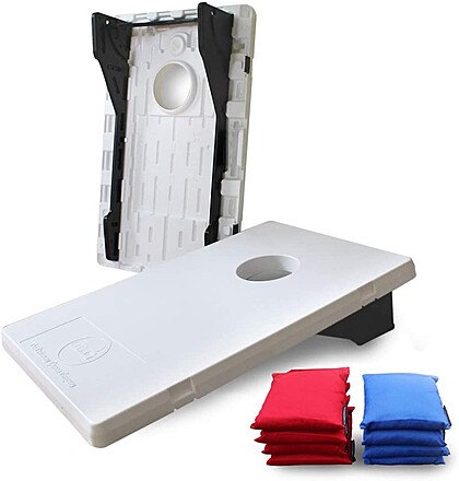 Portable All-Weather Cornhole Set Travel Corn Toss Boards