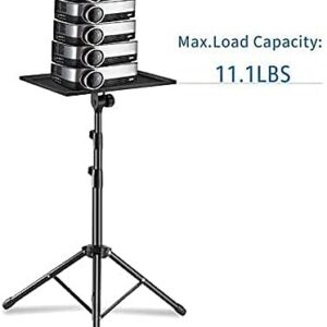 (1) Projector Stand,Laptop Tripod Stand Adjustable Height 17.7 to 47.2 Inch